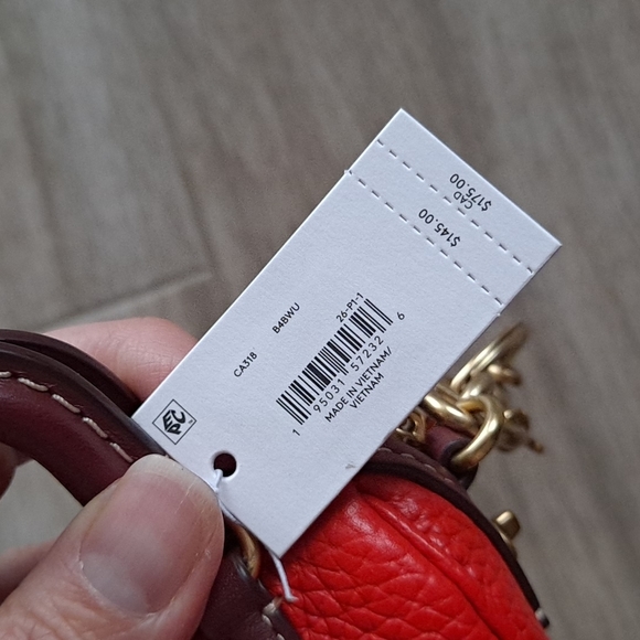 NWT Coach mini Ruby satchel bag charm - Picture 15 of 16